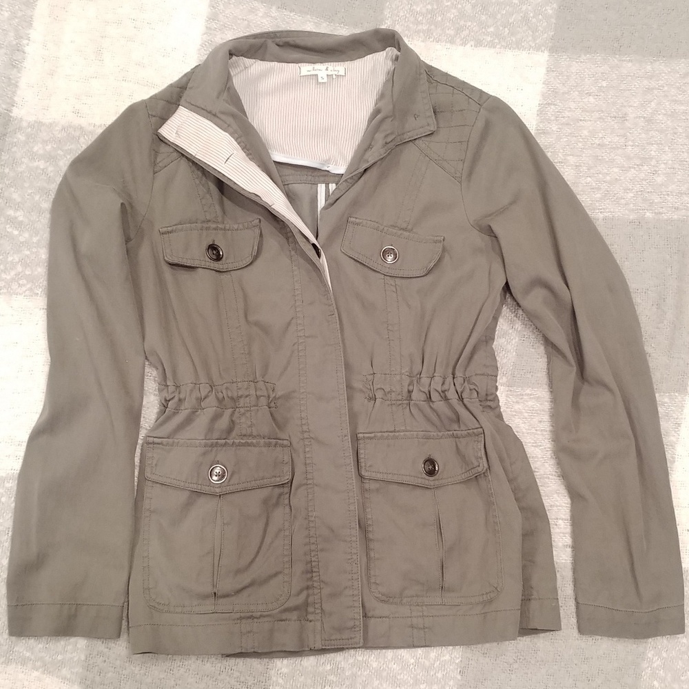 willow & clay. military jacket. - Picture 1 of 8